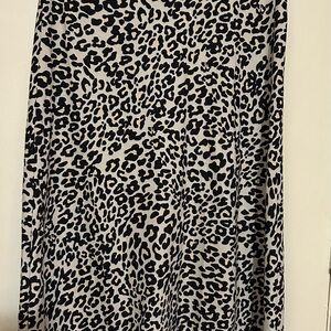 Leopard Print Women's Skirt